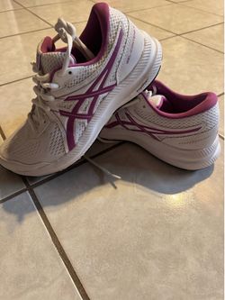 ASICS GEL-CONTEND 7 Women’s Running Shoes White Purple Size 8.5 US T2A911