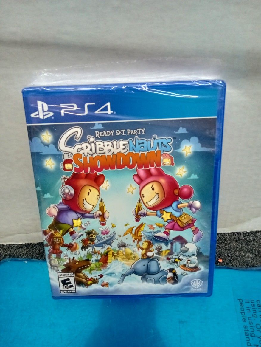 PS4 Scribble nauts Showdown 1 To 4 Players Factory Sealed 