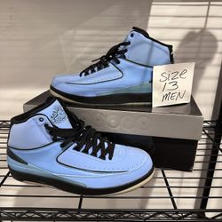Nike Air Jordan 2 QF RETRO “university Blue’ Size 13 Worn
