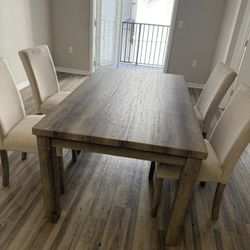Dining Table And Chairs 