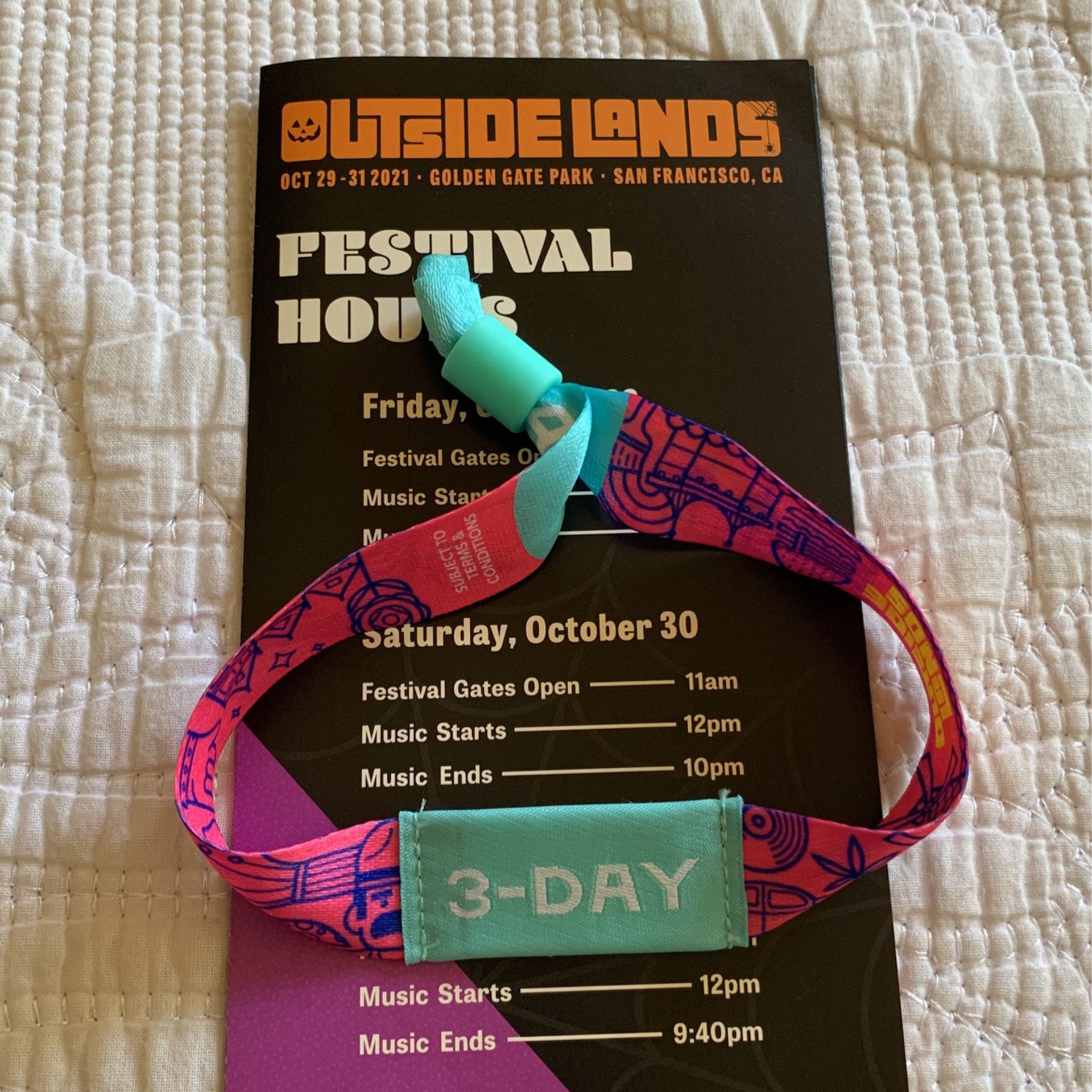 Outside Lands 3-day Pass (gen. admission)