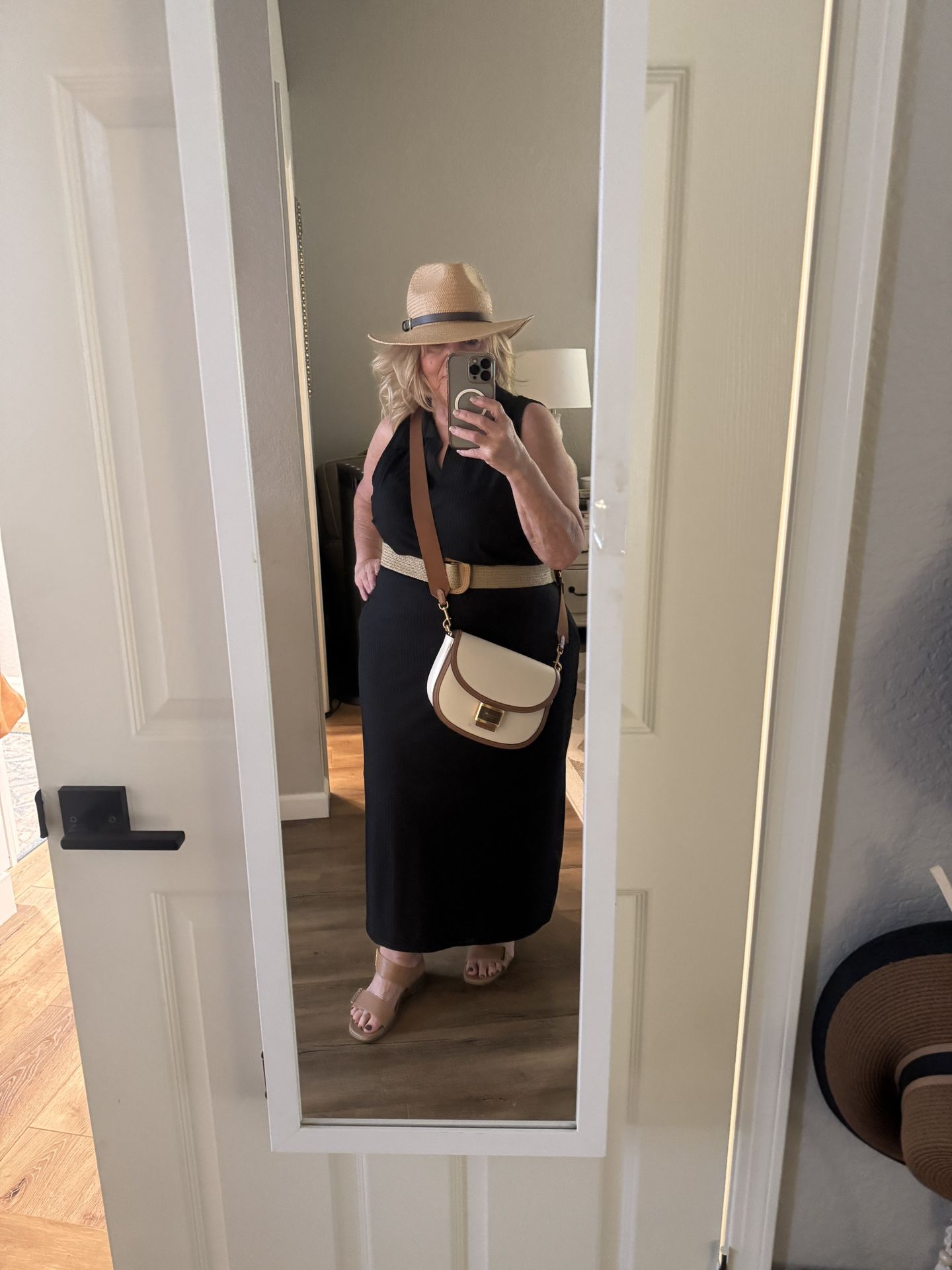 Lane Bryant Black Johnny Collar Knit Dress Size 18/20