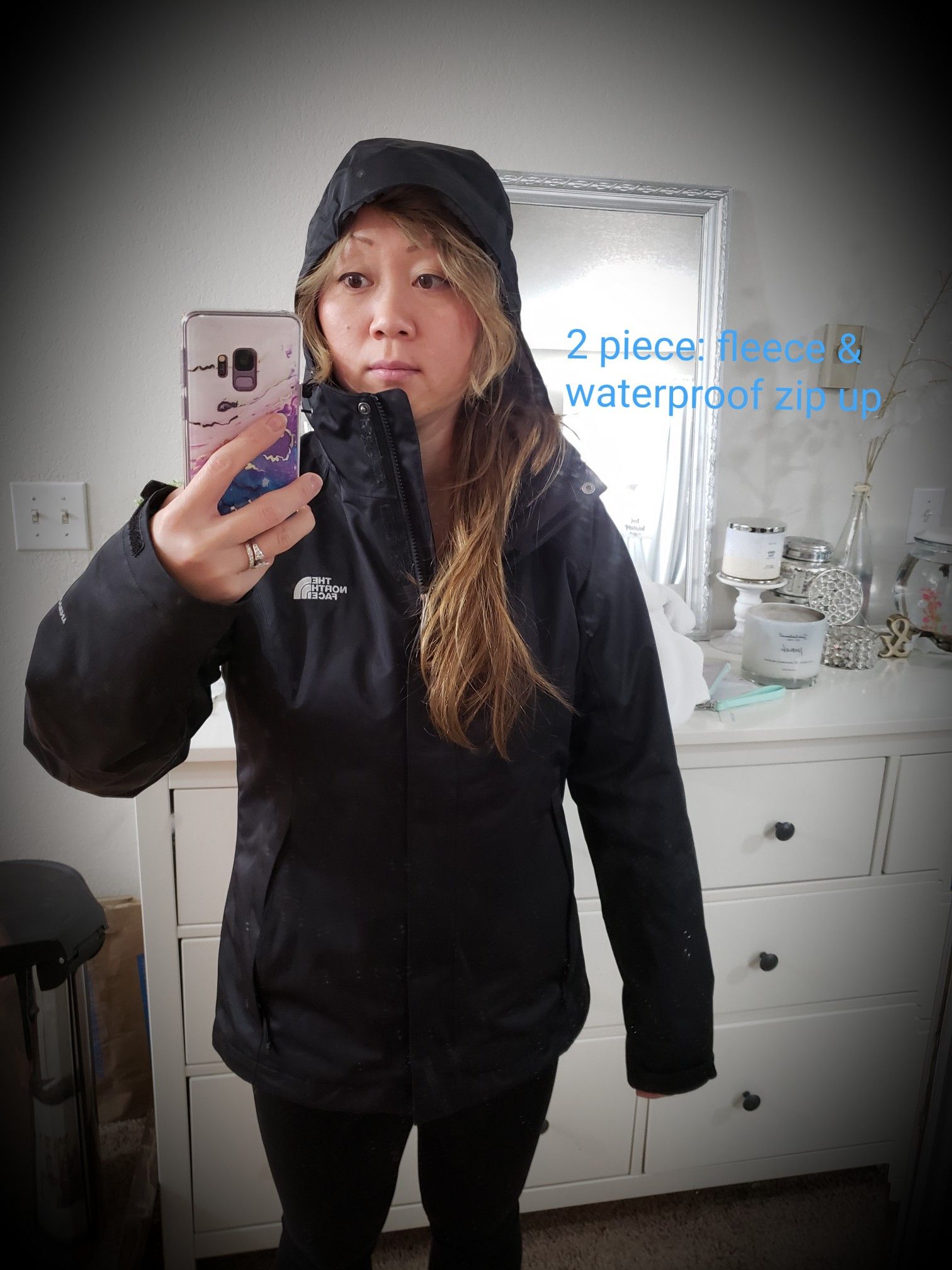 Medium Northface Women's Jacket- 2 piece