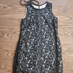 White House Black Market Lace Dress Size 12 Great Condition 