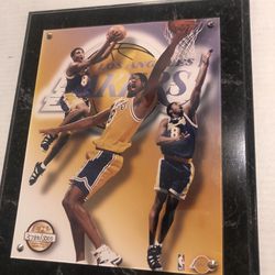 Lakers Kobe Bryant Certified Plaque  Excellent Performance  3788/5000