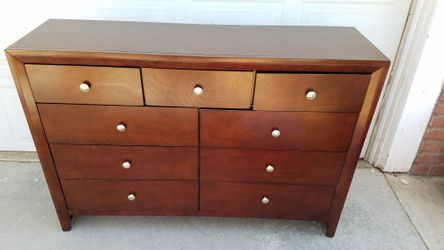 Dresser with mirror