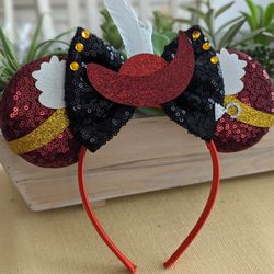 Disney Handmade Captain Hook Ears 