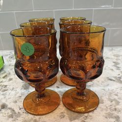 Thumbprint Antique Glasses