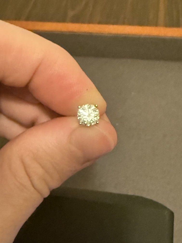 2 Carat Vvs Diamond Earrings Moissanite