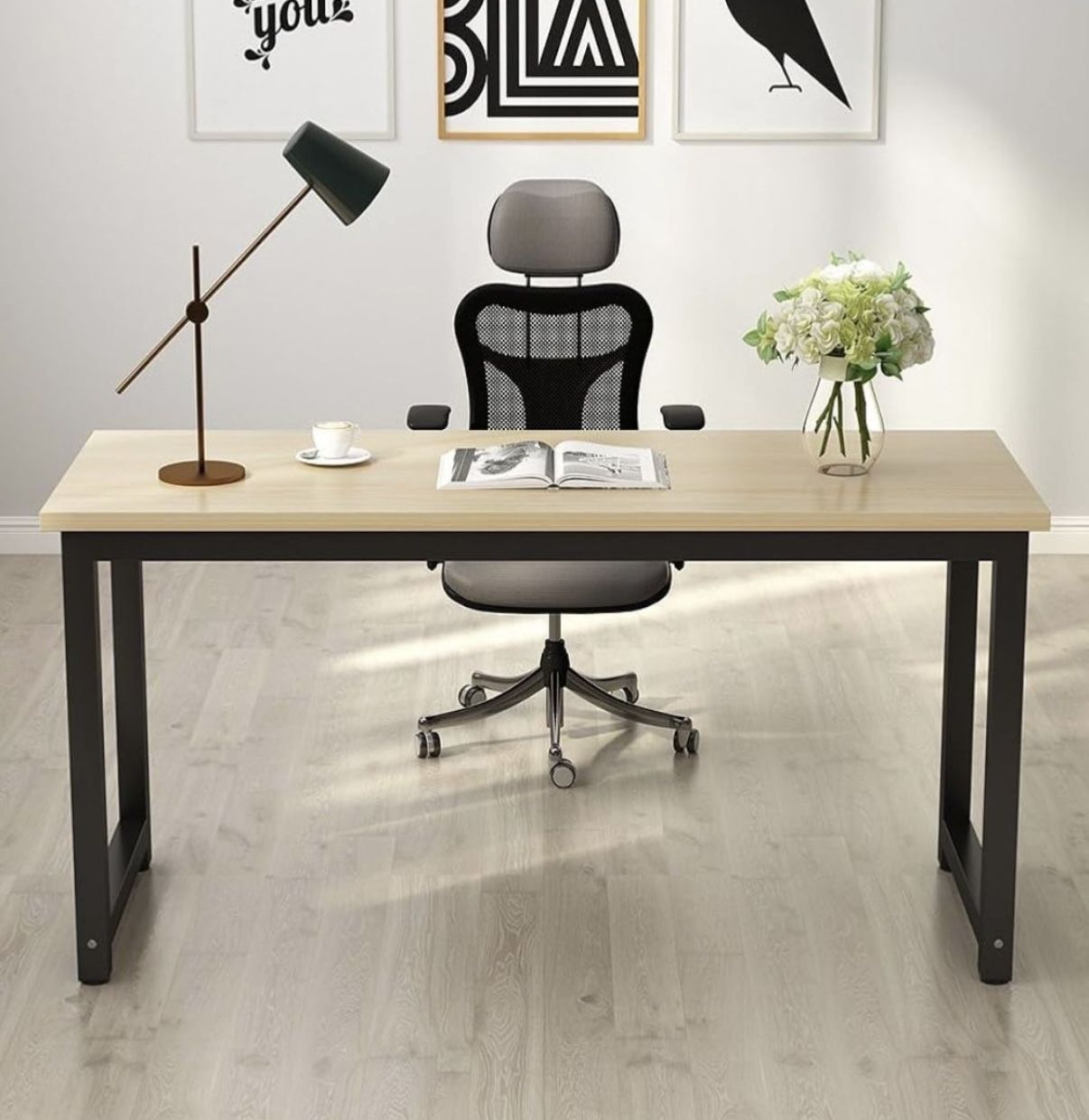 Computer Desk, Large Office Desk Table