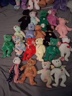 Ty Beanie Babies Bear Collection Lot