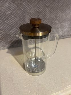 Glass French Press with Wood Knob