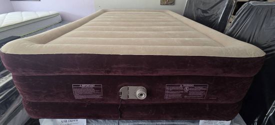 Queen Size 20" Air Mattress with Internal Electric Pump