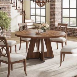 NEW IN BOX 47” Round Dining Table