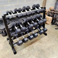 New Dumbbells $1.35 per pound, all sizes available 