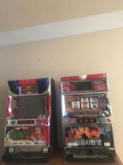 Real slot machines, works, excellent condition.