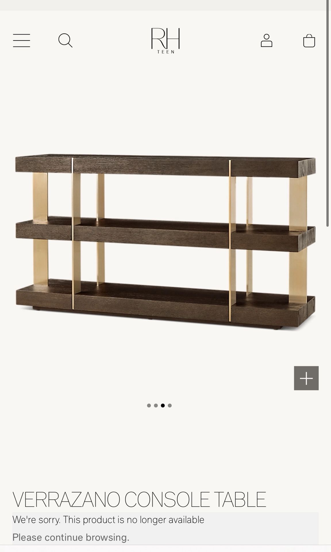 Restoration, Hardware VERRAZANO CONSOLE TABLE