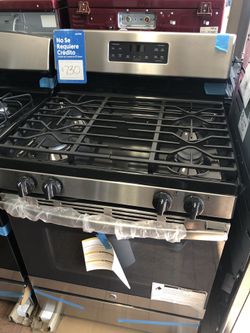 New GE Stove Stainless Steel