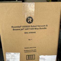 iRobot Roomba i3+ EVO Robot Vacuum and Braava Jet m6 Robot Mop Bundle- Wi-Fi Connected Smart Mapping