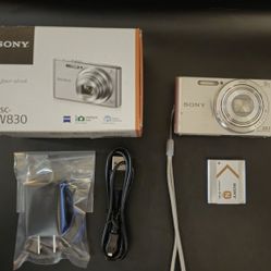🔥Sony Cybershot W830 20.1MP Digital Camera - Battery + Charger – Works Great!