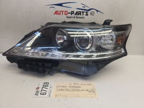 2013 - 2014 - 2015 LEXUS RX350 RX 450h LEFT XENON LED HEADLIGHT OEM