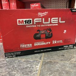 Milwaukee New  Compact Band Saw 18M Fuel 