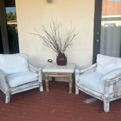 Free Bamboo Chair And Table 