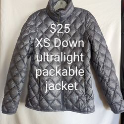 Women's XS X-small 32 Degree Down Jacket Packable Ultralight Camping Travel Hiking Patagonia REI As New Backpacking PCT Plush Light