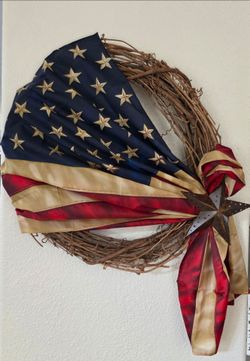 Flag wreath