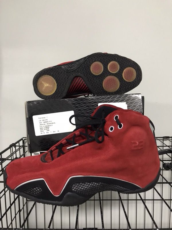 Nike Air Jordan 21 red suede 10.5