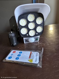 Solar Motion Sensor Light