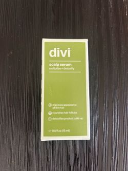 Divi Scalp Serum: Revitalize Detoxify Tea Tree Caffeine Vegan, 1 fl oz