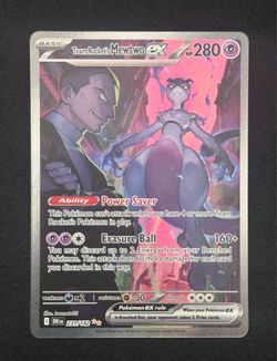 Team Rocket's Mewtwo ex 231/182 Sv10: Destined Rivals Holo