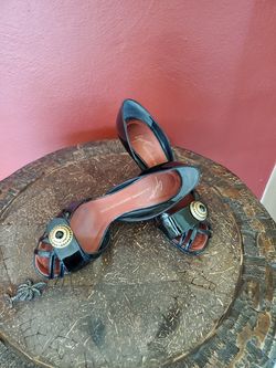 Wedge black shoes Giuseppe Zanoti