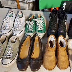 Random Lot Of Shoes & Converse
