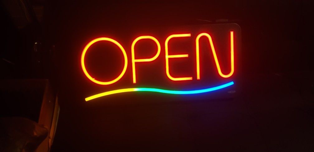 OPEN sign - Colorful, Professional, unique