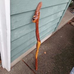 Hand Crafted Wooden  Walking Stick