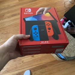 Nintendo Switch Oled Red And Blue