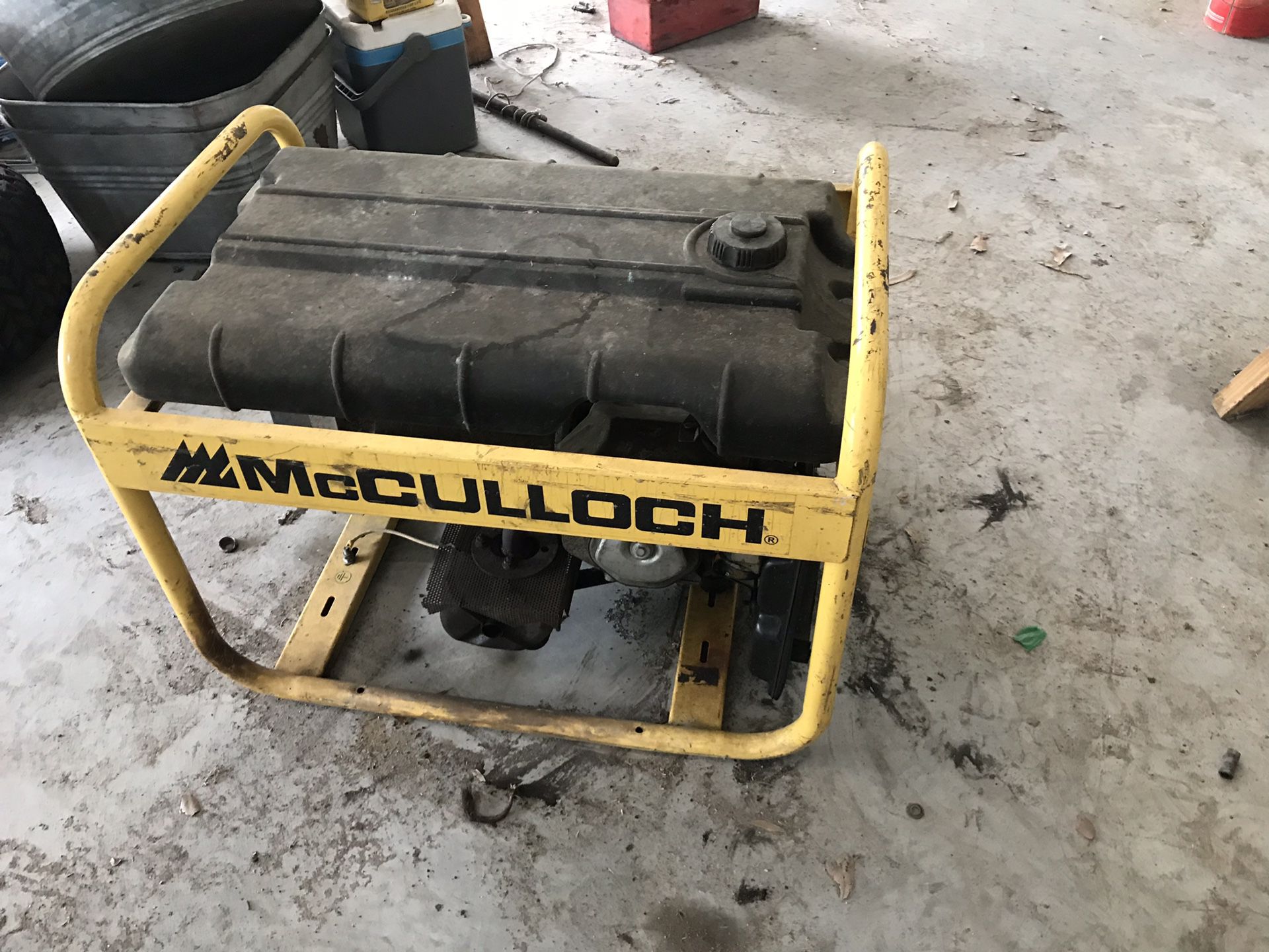 Mcculloch 5700 watt generator