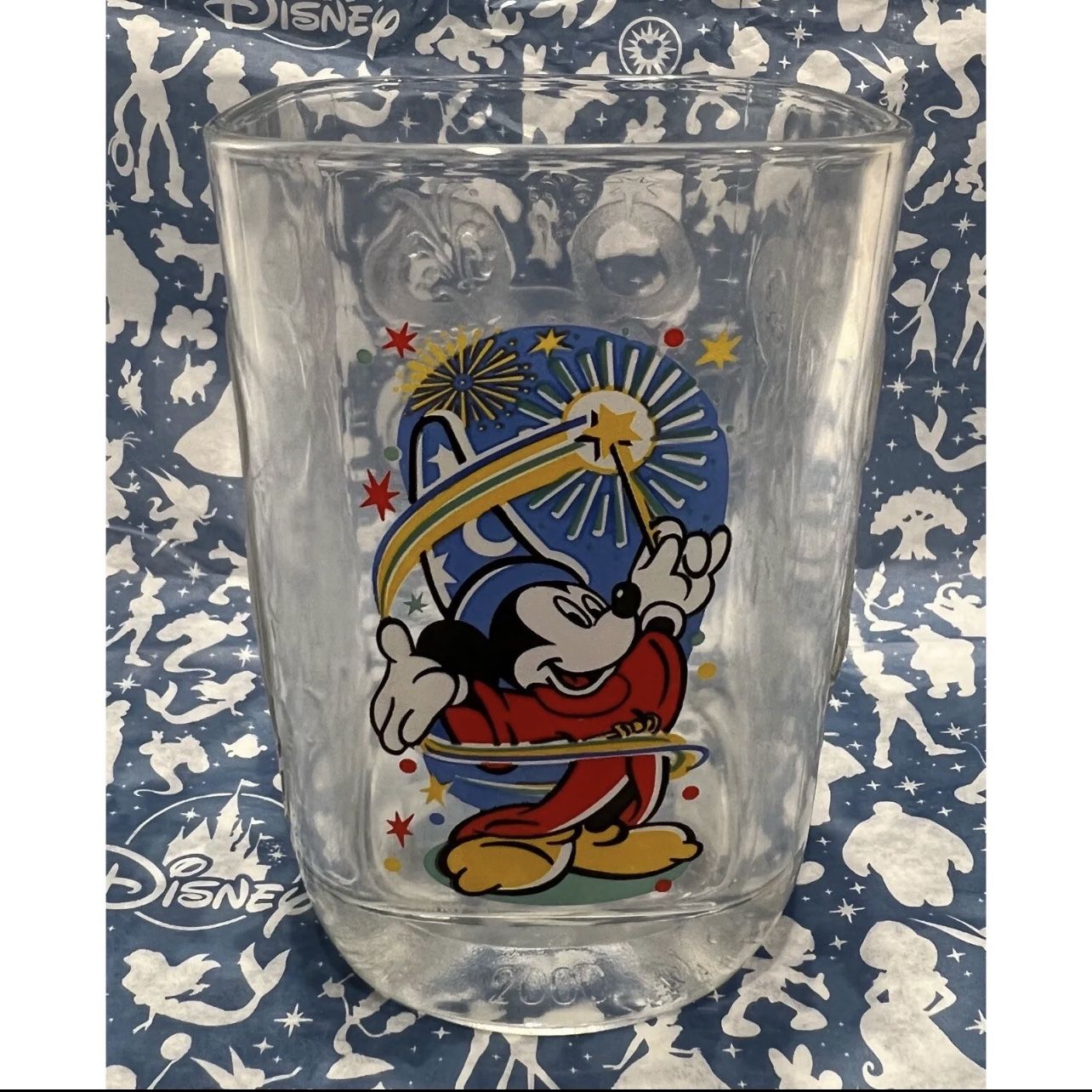 NEW Disney World McDonald’s Glass Epcot Sorcerer Mickey Mouse Millennium 2000 Perfect Christmas Present Xmas Gift