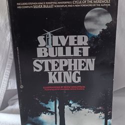 SILVER BULLET-STEPHEN KING 1st Ed 1st Pr 1985 BERNI WRIGHTSON Illus PAPERBACK