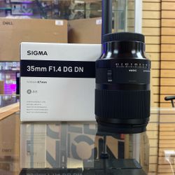Sigma 35mm F1.4 For Sony E
