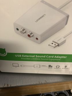 Audio sound card usb new