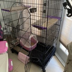 Collapsible Cat Cage Playpen 🐈🐾