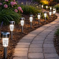 Solar Garden Lights Set – 17 pcs – Outdoor Pathway Lights