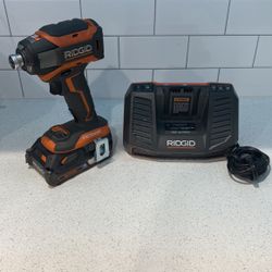 Ridgid Octane Brushless 18v Drill With Battery And Charger 