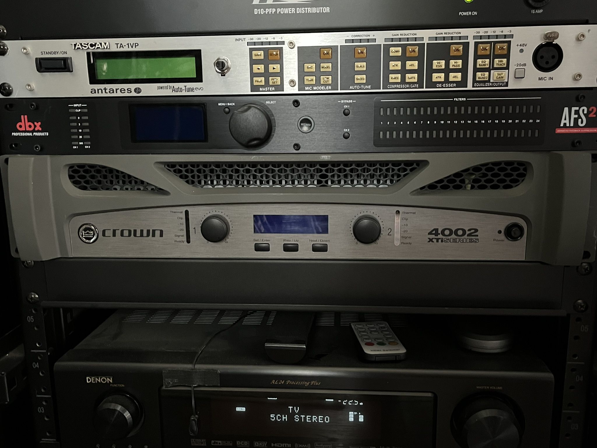 Crown 4002 XTI 2 Channel 1200 Watt Power Amplifier for sale - $600
