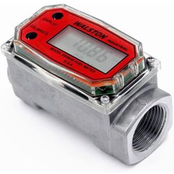 Brand New Inch Digital Turbine Fuel Flow Meter, 3-30 GPM NPT Fuel Meter Diesel, Gasoline, Oil, and Other Liquids