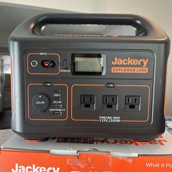 Jackery Portable Solar Generator Camping Outdoor 1000W 2000W Peak