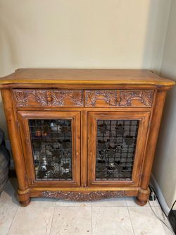 Wine Cabinet / Solid Wood